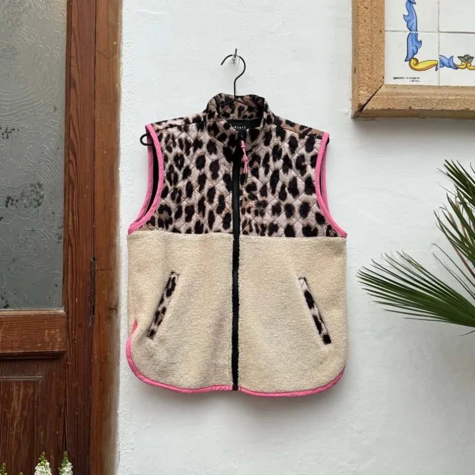 New Leopard Teddy Vest Dame Jakker