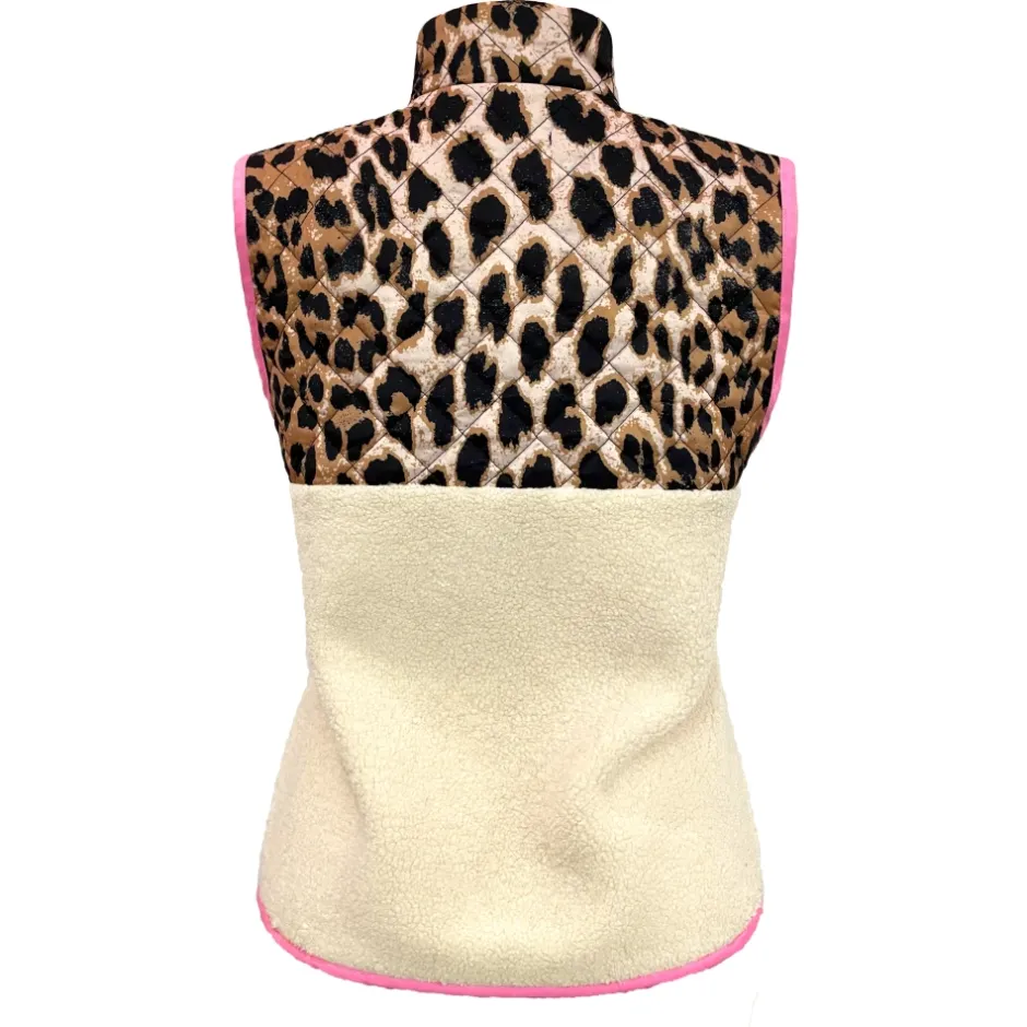 New Leopard Teddy Vest Dame Jakker