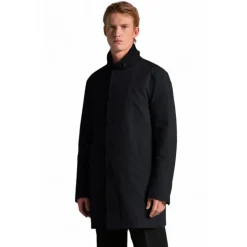 New 3-Level bi-stretch down-filled fabric coat Frakker