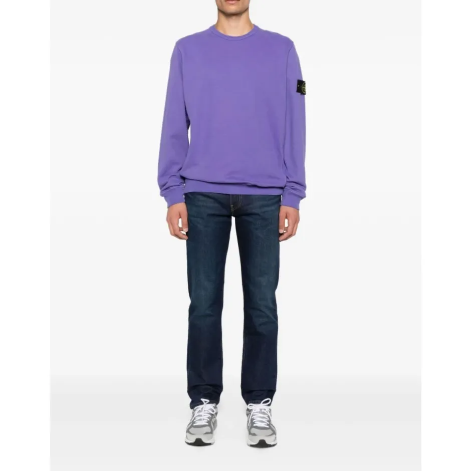 Sale Bomuld Rundhals Sweater Sweatshirts