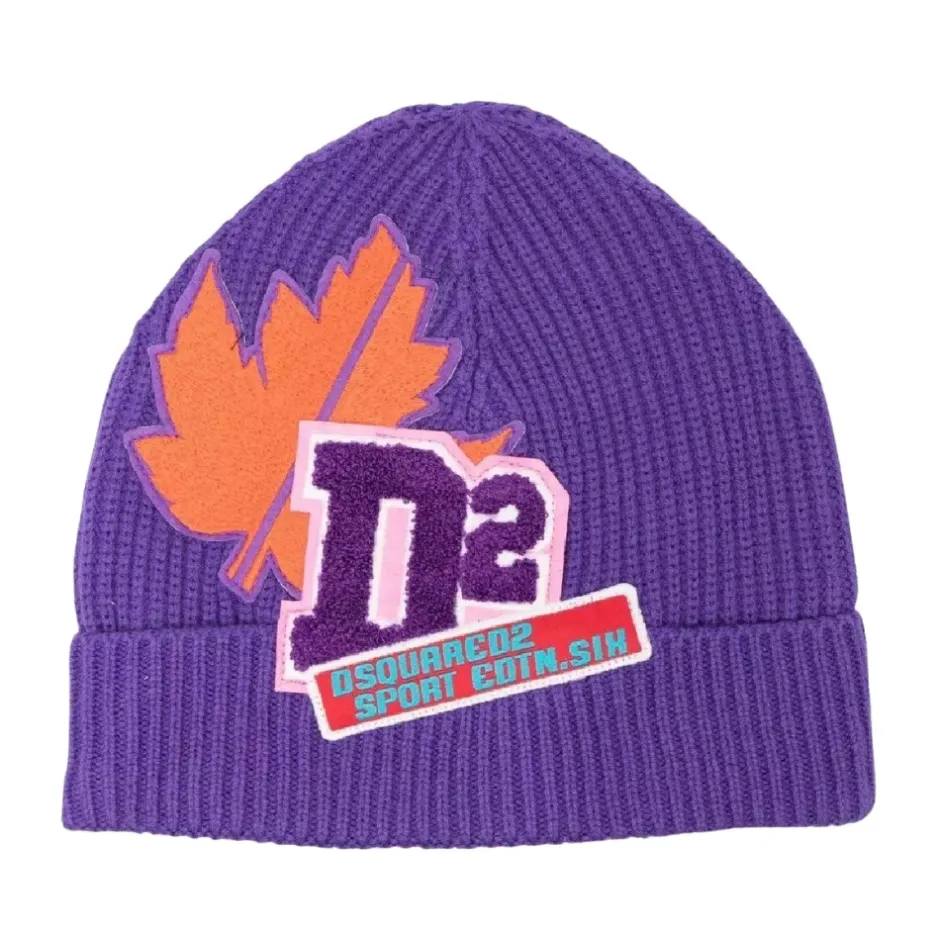 Hot Logo Beanie Hat Leaf Børn Huer & Kasketter