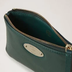Discount Lille lynlås møntpung i Green Dame Clutch