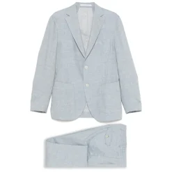 Hot Linen/Wool Suit med to knapper Jakkesæt
