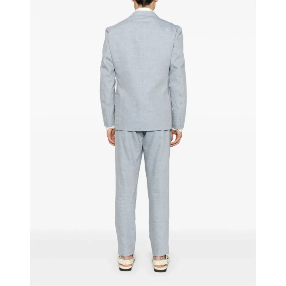 Hot Linen/Wool Suit med to knapper Jakkesæt