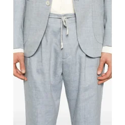 Hot Linen/Wool Suit med to knapper Jakkesæt