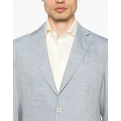 Hot Linen/Wool Suit med to knapper Jakkesæt
