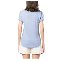 Linned T-shirt med Logo Dame T-Shirts