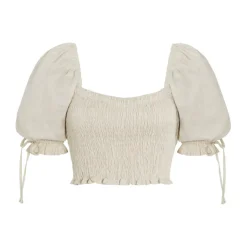 Online Lisanza Linen Top Dame Bluser & Skjorter