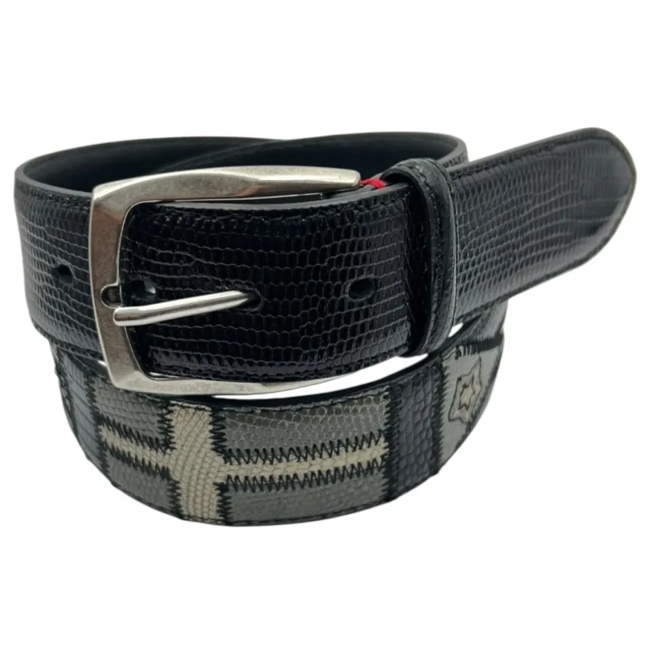 Online Lizard Leather Belt Bælter