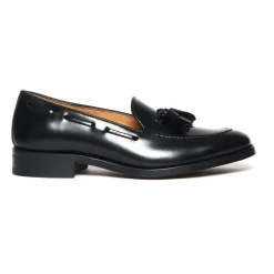 Sale Loafers i børstet læder Dame Loafers