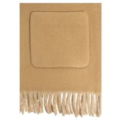 Logo Alpaca Wool Blend Hooded Scarf Halstørklæder Og Tørklæder