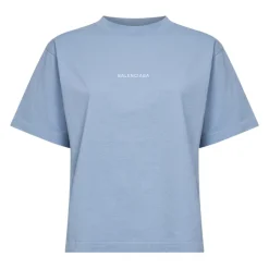 Online Logo Broderet Bomuldsjersey T-shirt Dame T-Shirts