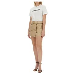 Outlet Logo Cotton T-shirt Dame T-Shirts