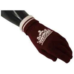 Sale Logo Crown Cashmere Gloves Dame Handsker