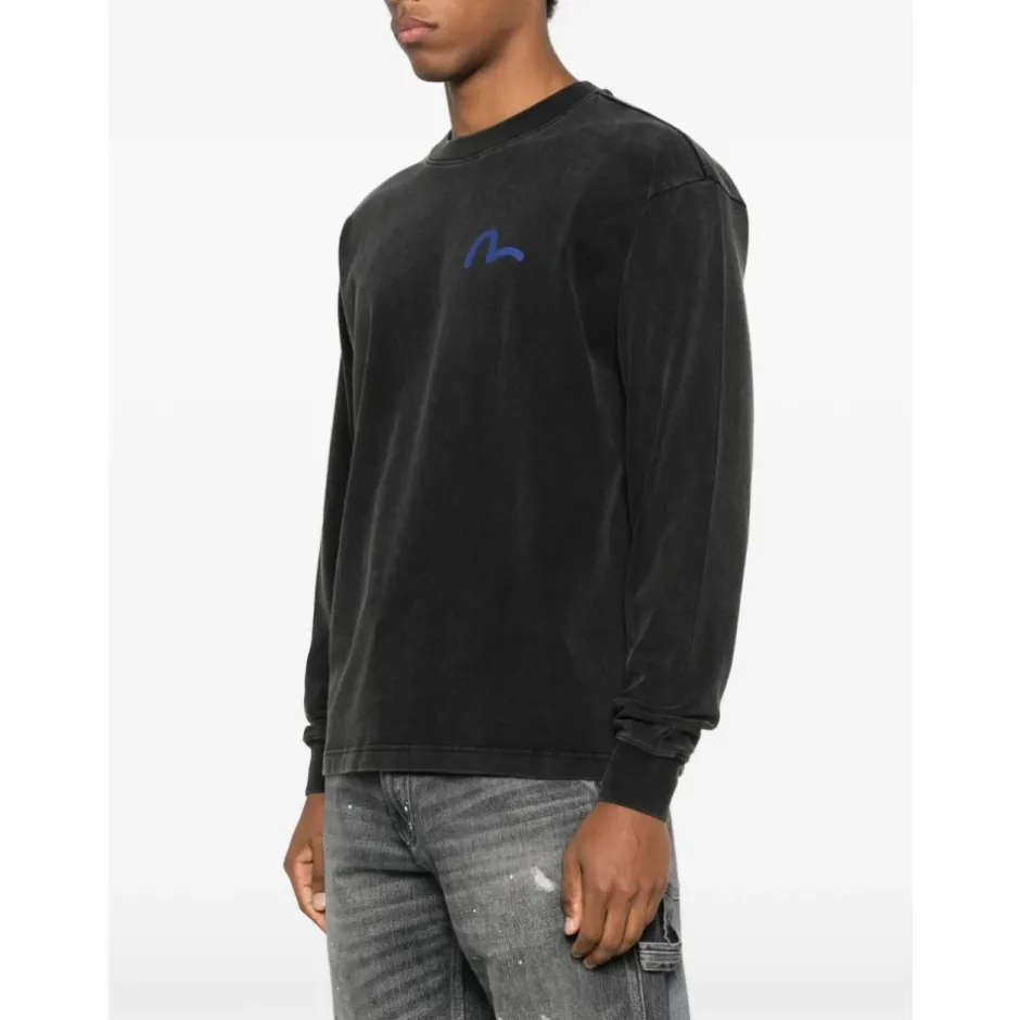 Outlet Logo Detail Crew Neck Sweatshirt Sweatshirts