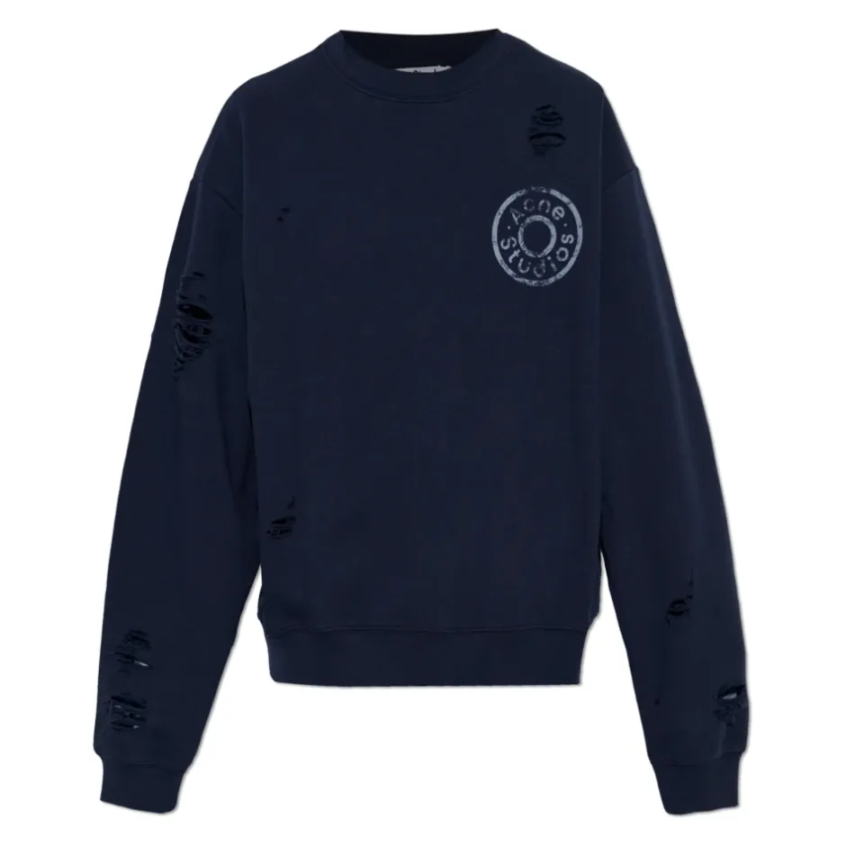 Outlet Logo Fleece Sweatshirt Dame Sweatshirts|Striktrøjer & Sweatere