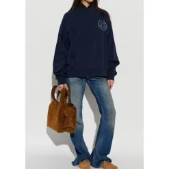 Outlet Logo Fleece Sweatshirt Dame Sweatshirts|Striktrøjer & Sweatere