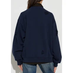 Outlet Logo Fleece Sweatshirt Dame Sweatshirts|Striktrøjer & Sweatere