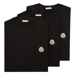 Sale Logo Patch Bomulds T-shirt (3-pak) T-Shirts
