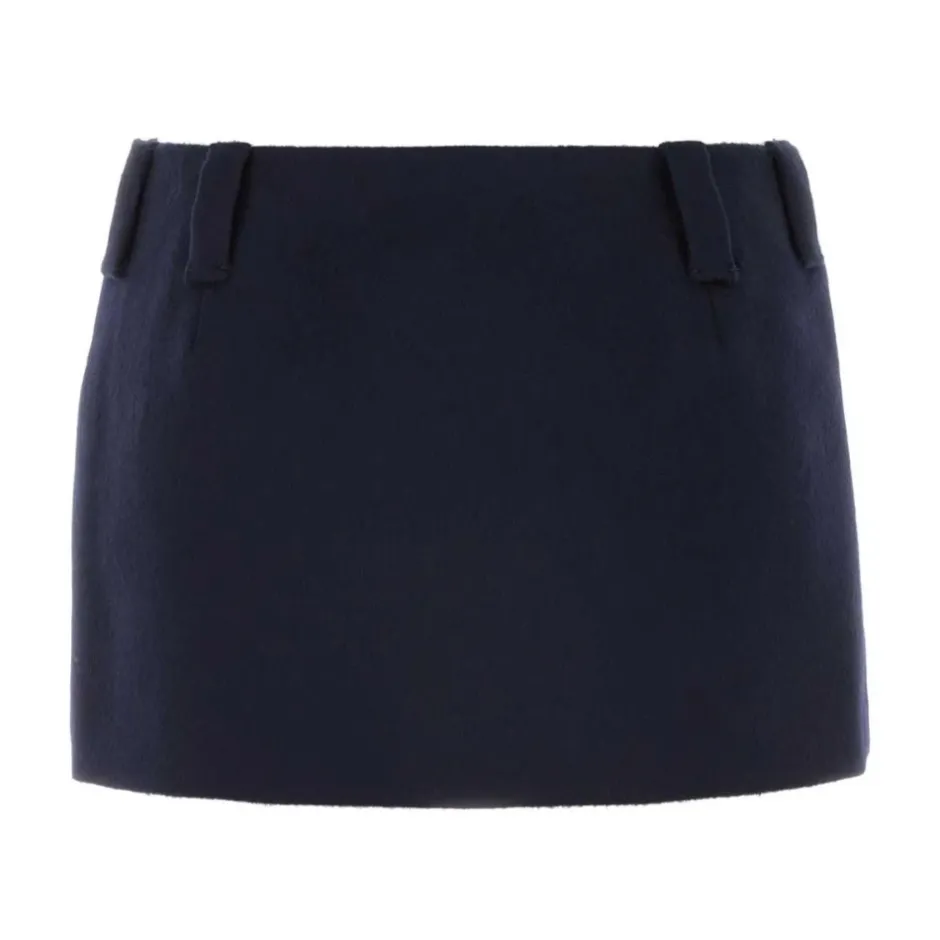 Sale Logo Patch Mini Skirt Dame Nederdele