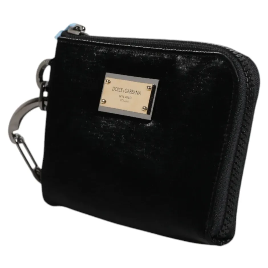 New Logo Plaque Keyring Pouch Dame Clutch