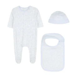 Discount Logo Print Tøj Sæt Clear Blue Børn Bodystocking & Sæt
