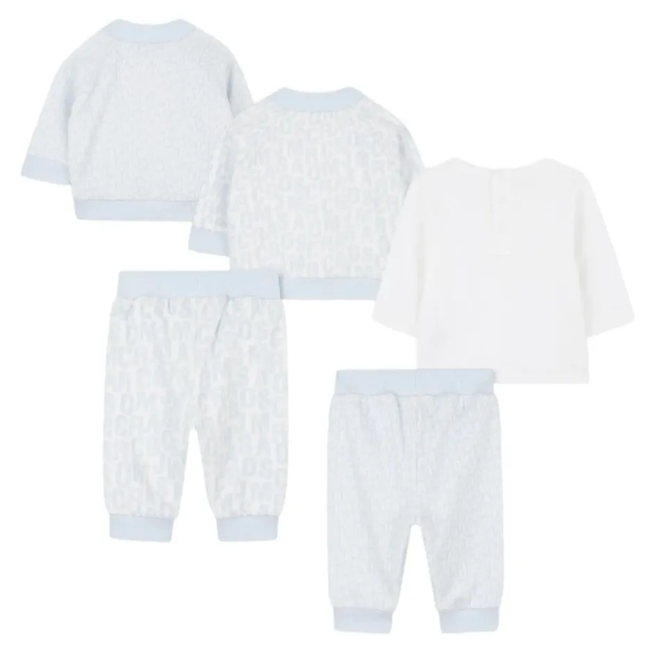 Best Logo Print Tøj Sæt Clear Blue Børn Bodystocking & Sæt