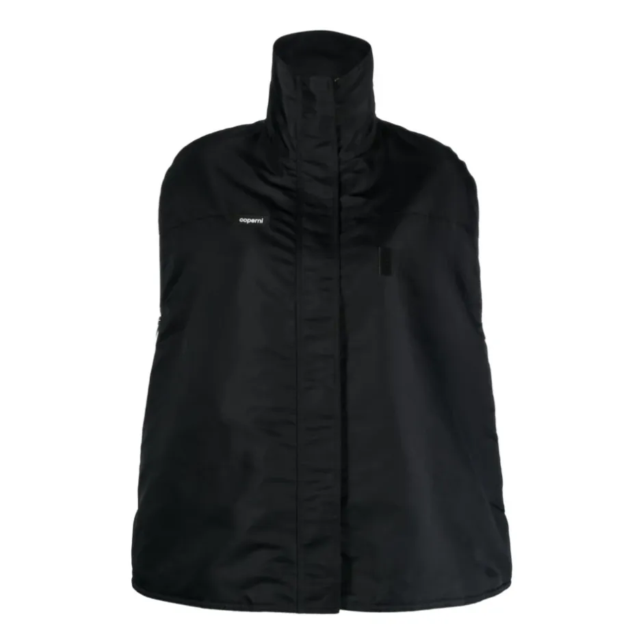 Discount Logo-Patch Bomber Cape Skaljakker