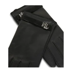 Outlet Logo-prægede læderhandsker Dame Handsker