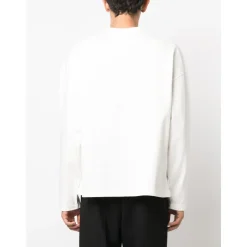 Logo-Print Bomuldssweatshirt Sweatshirts