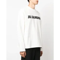 Logo-Print Bomuldssweatshirt Sweatshirts