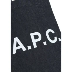Sale Logo-trykt denim tote taske Tasker
