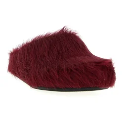 Hot Long Hair Calfskin Fussbett Sabot Hjemmesko