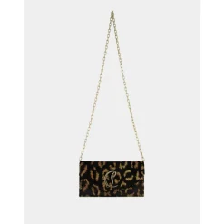 Clearance Loubi54 Leo Velvet Silk Clutch Dame Skuldertasker
