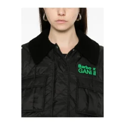 Discount LQU1890 Peplum Longline Quilted Jacket Dame Frakker