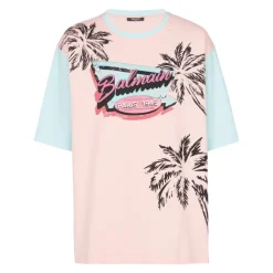 Outlet Løs Miami trykt T-shirt T-Shirts