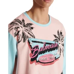 Outlet Løs Miami trykt T-shirt T-Shirts