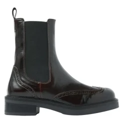 Outlet Lucia Gina chelsea-støvler i lak Dame Chelsea Boots