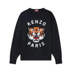 Clearance Lucky Tiger Broderet Sweatshirt Sweatshirts