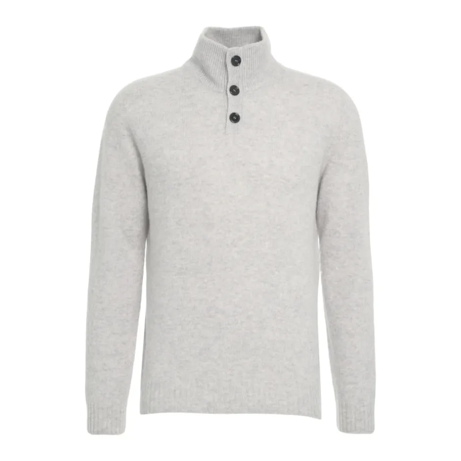 Best Luksuriøs Cashmere Sweater Høj Krave Strik