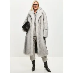 Hot Luksuriøs Faux Fur Frakke Natalie - Dame Frakker