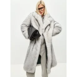 Hot Luksuriøs Faux Fur Frakke Natalie - Dame Frakker