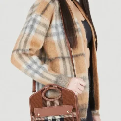 Clearance Luksus Check Mini Skuldertaske Dame Håndtasker