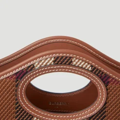 Clearance Luksus Check Mini Skuldertaske Dame Håndtasker
