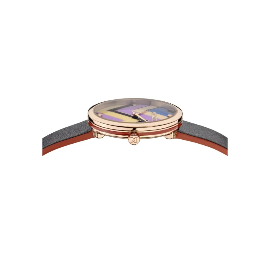 Discount Luksus Dameur med Multifarvet Skive Dame Ure