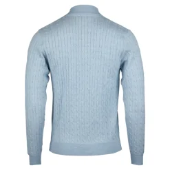 Outlet Lyse Cable Knit Half Zip Strik
