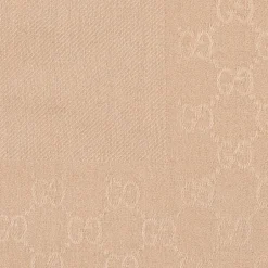 Sale Lyserød Jacquard Uld Silke Tørklæde Dame Tørklæder