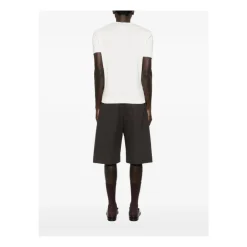 Clearance Maglia girocollo mezza manica con bordi rigati Strik