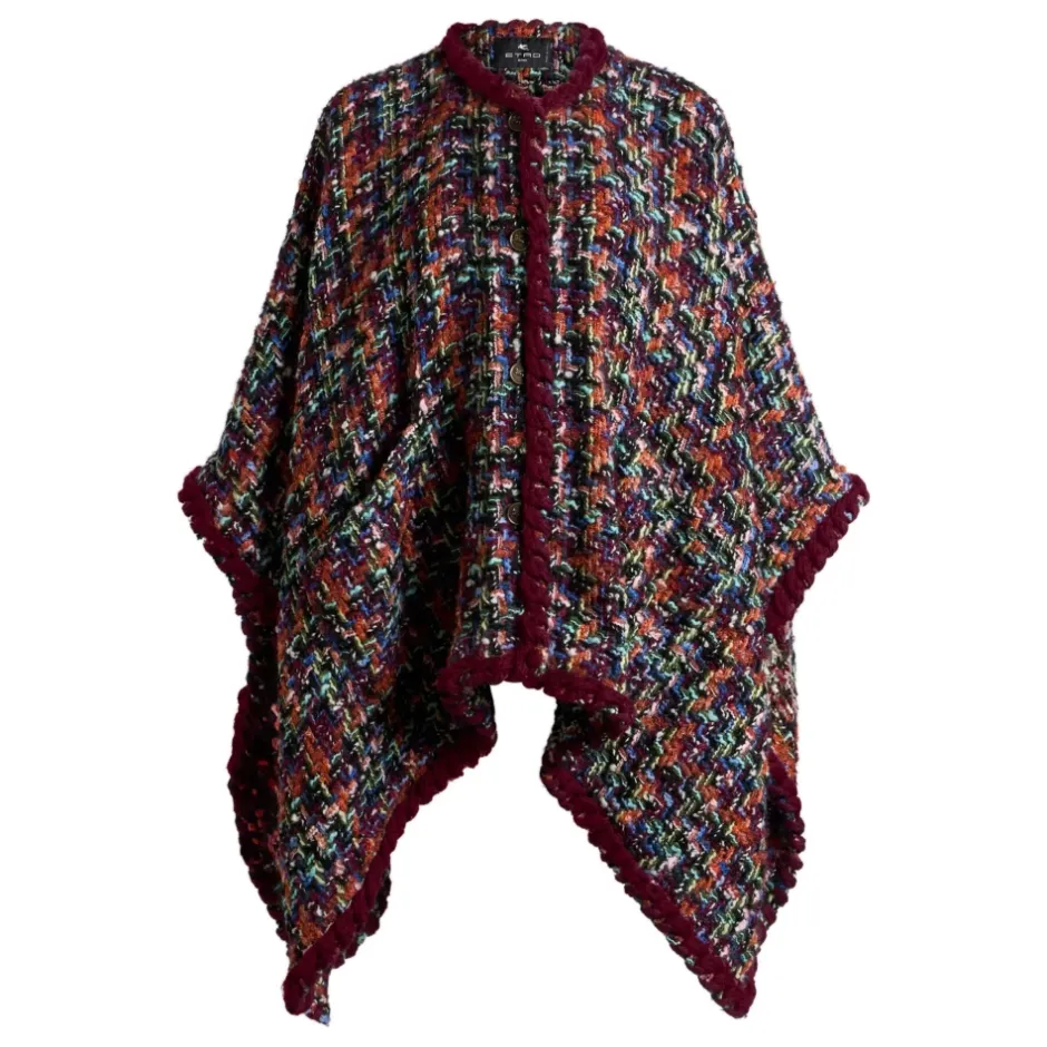 Discount Mantella con pompon Dame Jakker