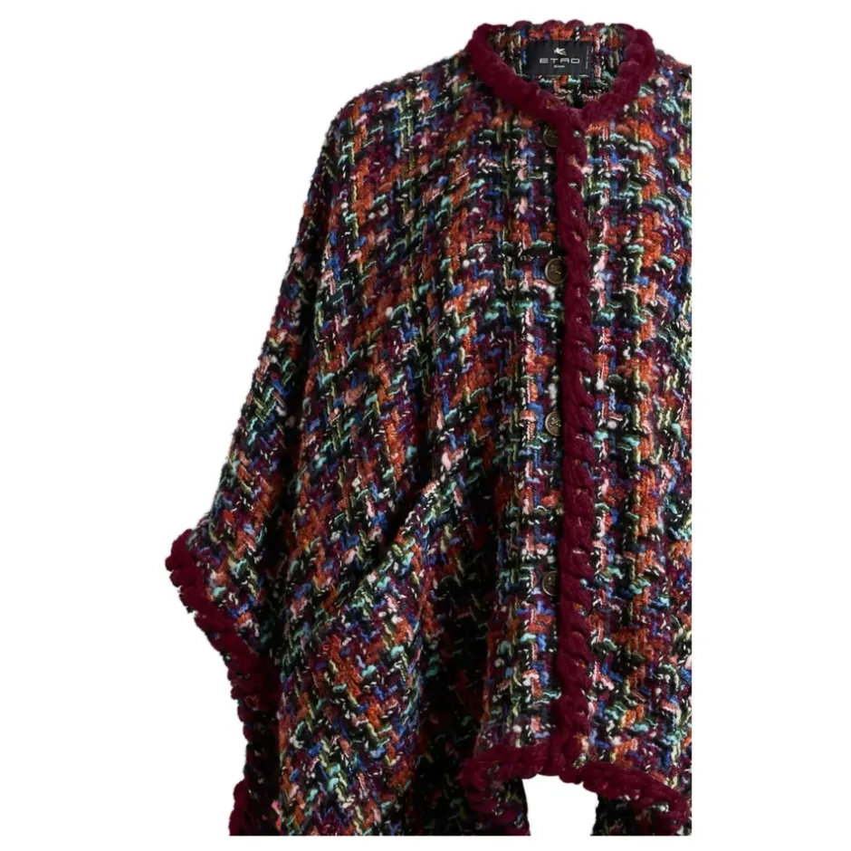 Discount Mantella con pompon Dame Jakker